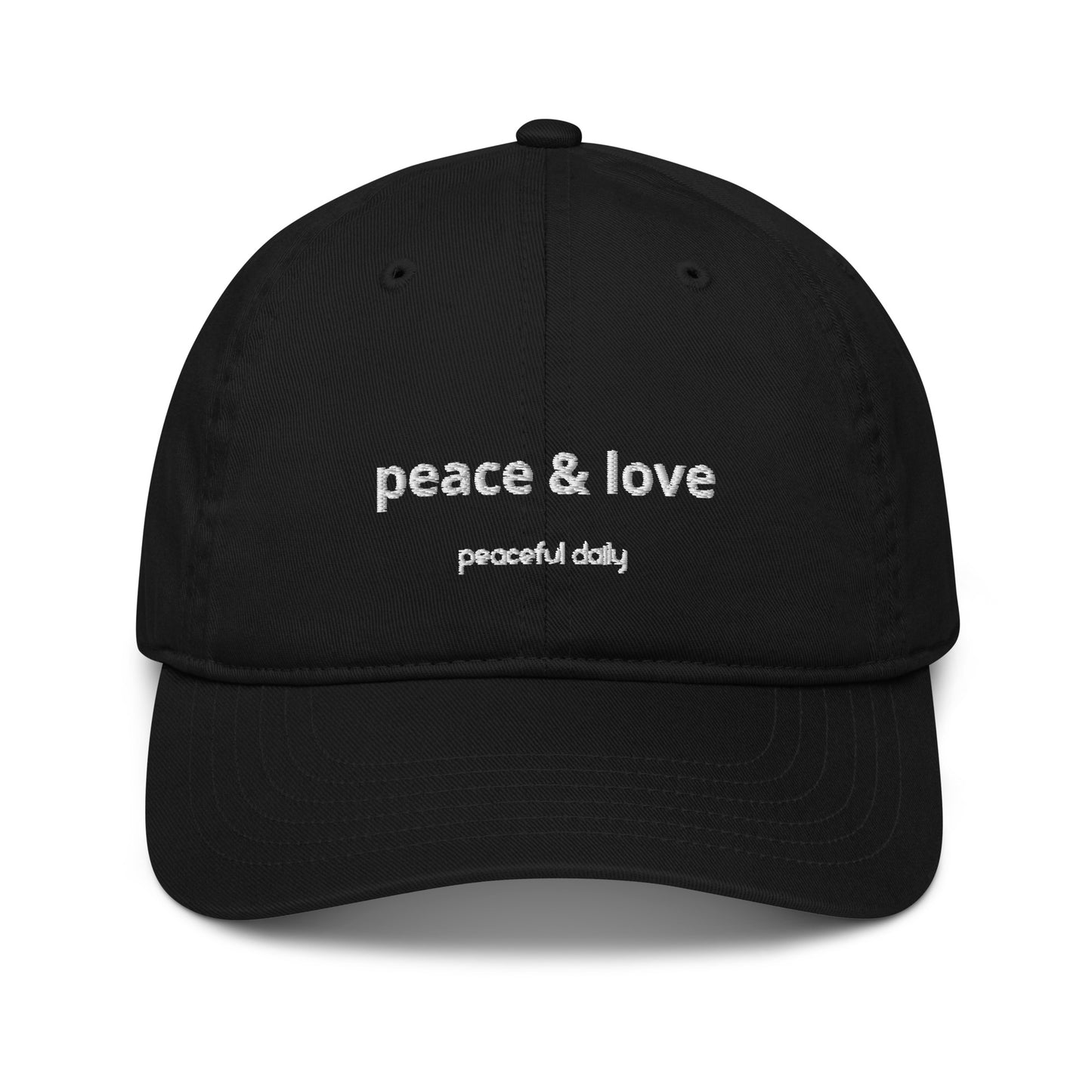 Peace & Love Organic Hat